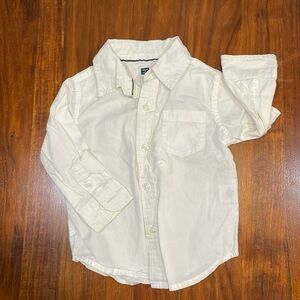 Janie and Jack | White Buttondown 6-12M